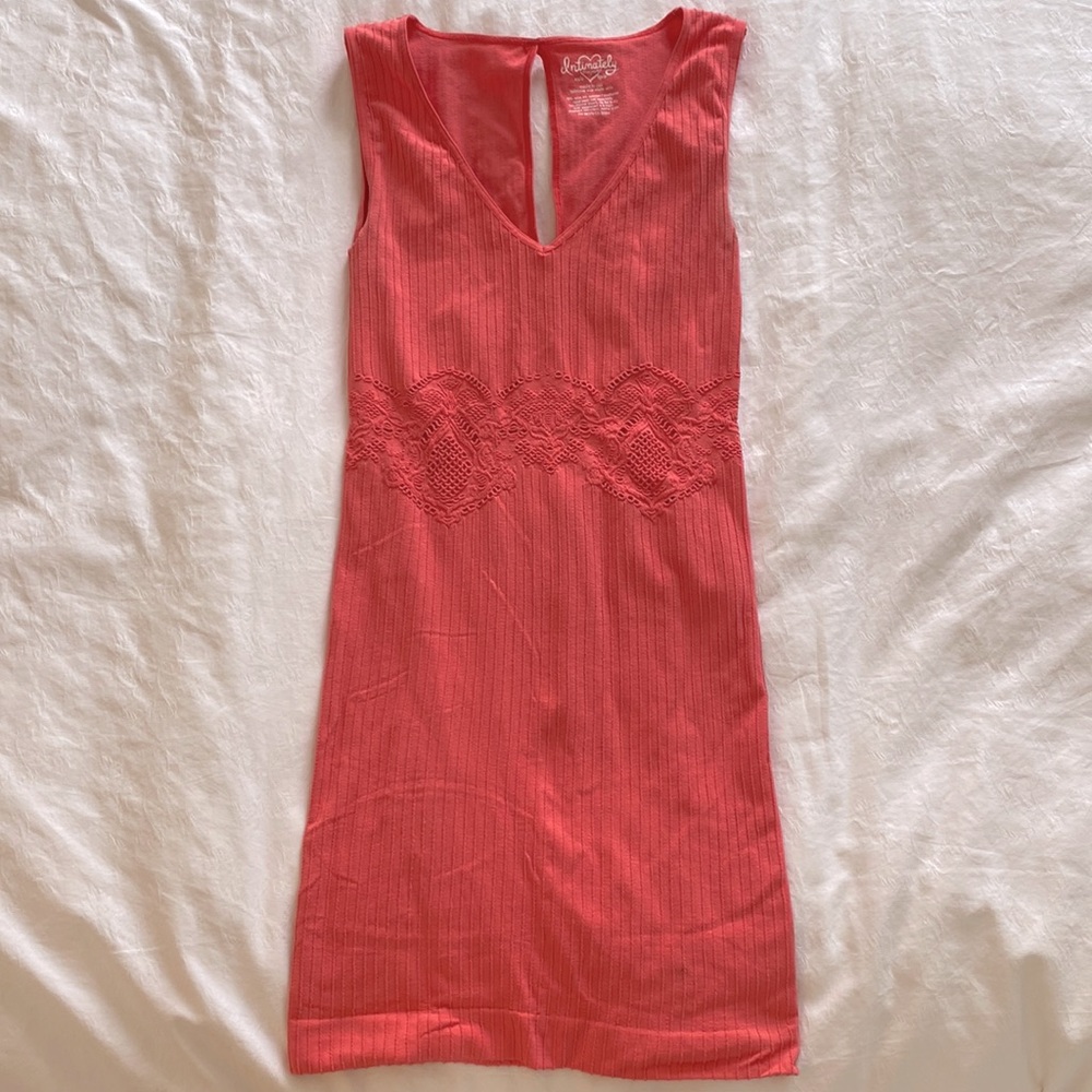 Free People Slip Dress Bodycon Orange XS/S